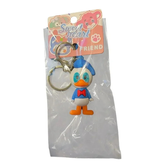 SWEET HEART FRIEND DONALD DUCK KEYCHAIN - Picture 1 of 1